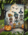 Calacas Skeletons Spooky Halloween Garden Flag