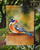 Mandarin Duck Garden Flag