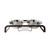 Rustic Elevated 16oz Two Bowl Dog Feeding Station