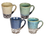 MARCELLE 4PC 11OZ COFFEE MUG SET IN DISPLAY BOXIN SHIPPING BOX