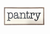 Rustic Wood Pantry Box Sign- Farmhouse Kitchen Freestanding Decor