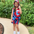 AnnLoren Girls Hoodie Tank and Shorts Set