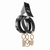 Jasmine Vegan Leather Women's Wristlet Keychain set- 3 pieces