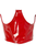 Lavish Patent Open Cup Underwire Waist Cincher