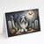Bearded Collie Spooky Halloween Greeting Cards Pack of 8