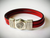Spiral Leather Bracelet (Silver or Brass)