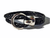 Smooth Leather with Brass/Silver Buckle Bracelet