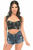 Lavish Faux Leather Short Bustier Top