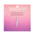 Necklace Cross/Cz Sash Silver-Plated 18L