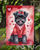 Affenpinscher My Valentine Garden Flag