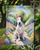 English Bull Terrier Spring Path Garden Flag
