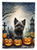 Cairn Terrier Spooky Halloween House Flag