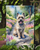 Cairn Terrier Spring Path Garden Flag