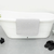 Orange Vinyl Non-Slip Bathtub Shower Mat With Suction Cups