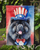 Chow Chow Patriotic American Garden Flag