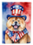 Chow Chow Patriotic American Garden Flag