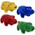Multipet Minipet Plush Globlet Dog Toy Assorted Colors 4.5"