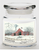 Courtside Market Winter Barn with Mill Candle Glass Jar with Glass Lid