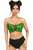 Lavish Holo Lace-Up Bustier Top