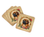 Yellow Labrador Retriever and Flowers Pair of Pot Holders