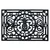 18" X 30" Black Rubber Pineapple Outdoor Door Mat