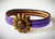 Children's Flower Leather Bracelet (Silver or Brass)