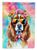 Cavalier Spaniel Hippie Dawg Garden Flag