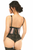 Lavish Fishnet Underwire Open Cup Waist Cincher
