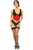 Lavish Patent Open Cup Underwire Waist Cincher