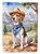 Beagle Cowboy Welcome Garden Flag