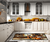 Fall Kitchen Pumpkin Pie Runner Mat 28x58