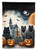 Keeshond Spooky Halloween Garden Flag