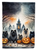 Keeshond Spooky Halloween Garden Flag