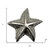 Set of Six Silver Iron Starfish Drawer Pull Knobs