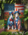 All American English Bull Terrier Garden Flag