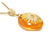 925 Sterling Silver Resin Circle Pendant