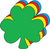 Shamrock Assorted Color Creative Cut-Outs