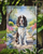 English Springer Spaniel Spring Path Garden Flag