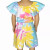 AnnLoren Big Little Girls Shorts Jumpsuit Summer One Piece Outfit