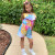 AnnLoren Big Little Girls Shorts Jumpsuit Summer One Piece Outfit