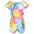 AnnLoren Big Little Girls Shorts Jumpsuit Summer One Piece Outfit