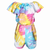 AnnLoren Big Little Girls Shorts Jumpsuit Summer One Piece Outfit