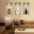 Set of Three Bot Faux Niche 3D Peel and Stick Wall Decals