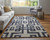 2' X 3' Ivory And Black Wool Tufted Handmade Area Rug