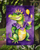 Alligator Mardi Gras Garden Flag