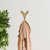 3" Gold Cast Iron Deer Stag Wall Hook