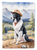 Borzoi Cowboy Welcome Garden Flag