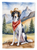 Borzoi Cowboy Welcome Garden Flag