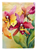 Orchids in Watercolor House Flag
