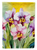 Orchids in Watercolor House Flag